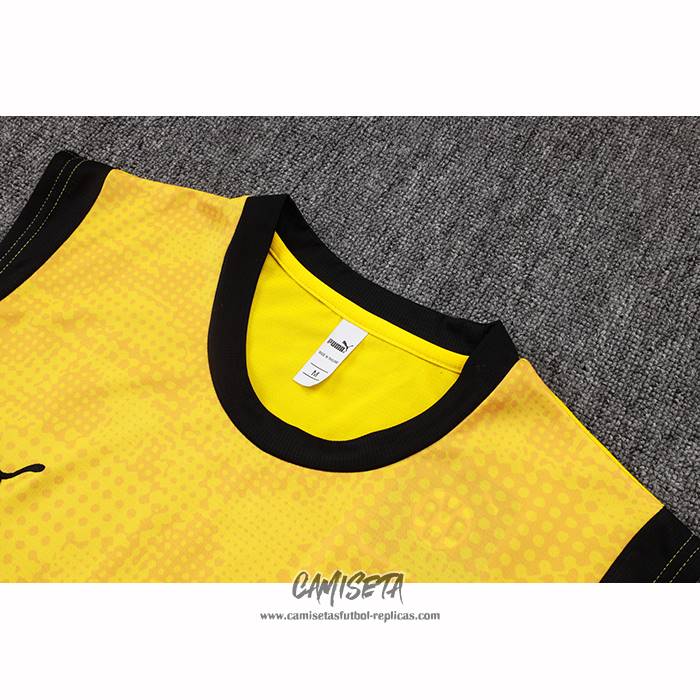 Camiseta de Entrenamiento Borussia Dortmund 2025-2026 Sin Mangas Amarillo